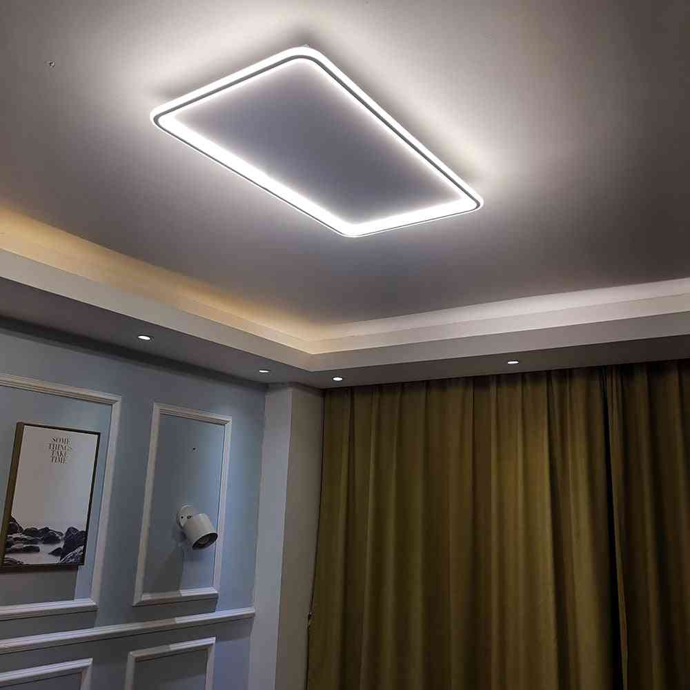 Glänzen Sie moderne, ultradünne LED-Kronleuchter-Deckenleuchte für Wohnzimmer, Schlafzimmer