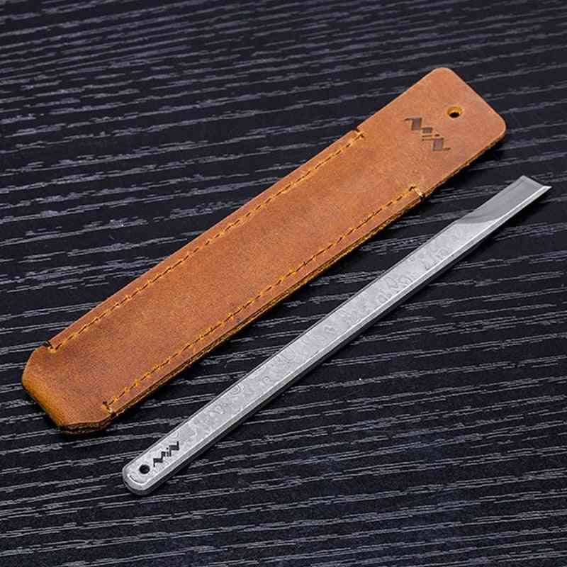 Stainless Steel, Hand Sharp With Portable Leather Bag And Oilstone Exquisite Tool Kit