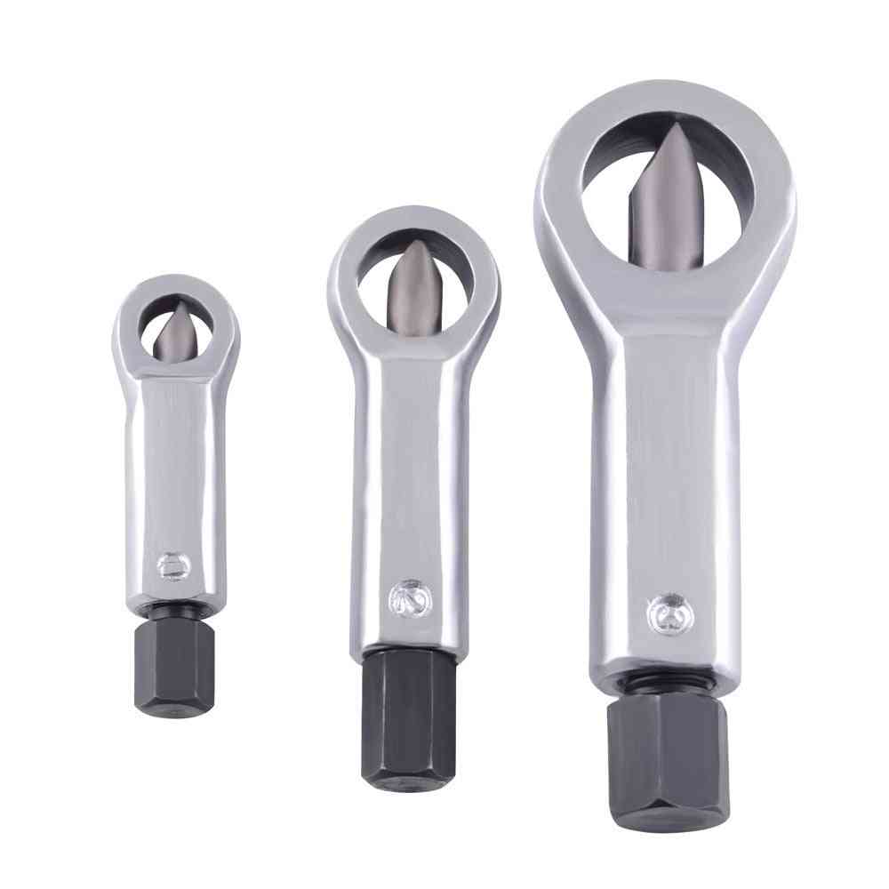 Duty Rust Resistant, Damaged Nut Splitter Remover, Spanner Cutter, Steel Wrench Hex Tool