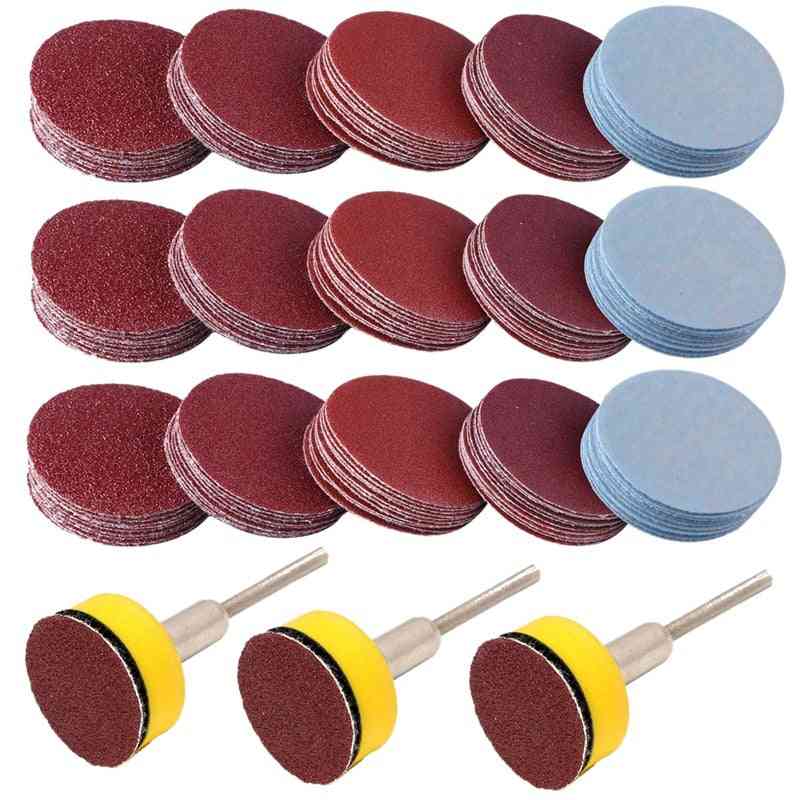 300pcs Sanding Hook And Loop Grinding Discs With Sticker Backer Plate