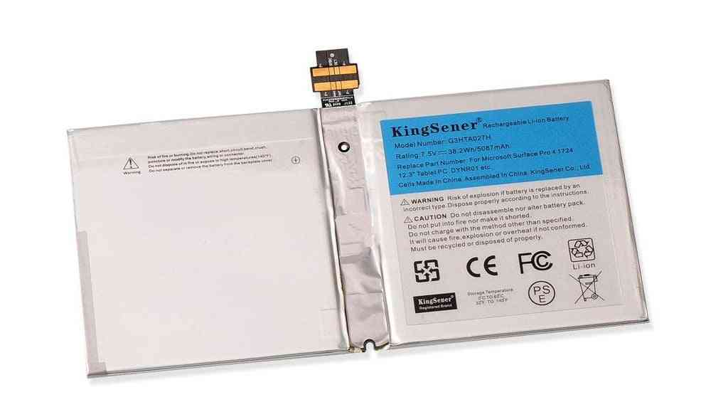 Batería para laptop de 7.5v para microsoft surface pro, tablet de 12.3 