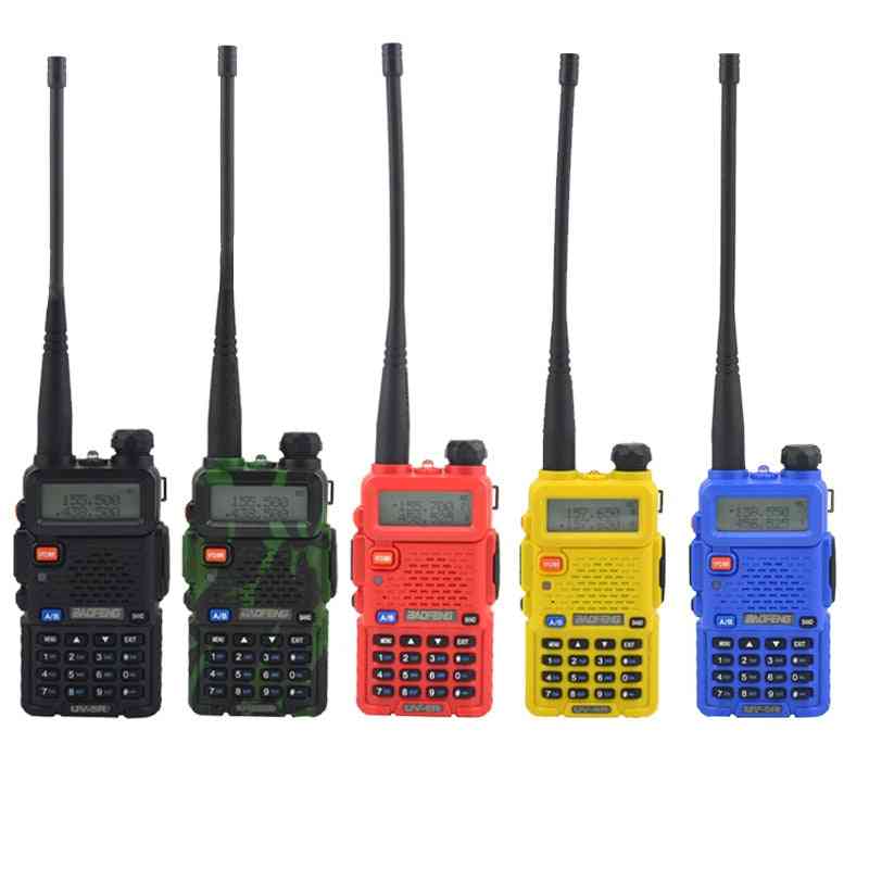 Dual Band Two Way Radio Walkie Talkie, Portable Transceiver With Earpiece