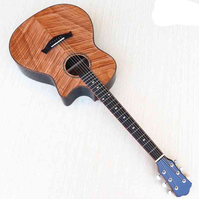 High Grade Flame Maple Design Electric Acoustic Guitar