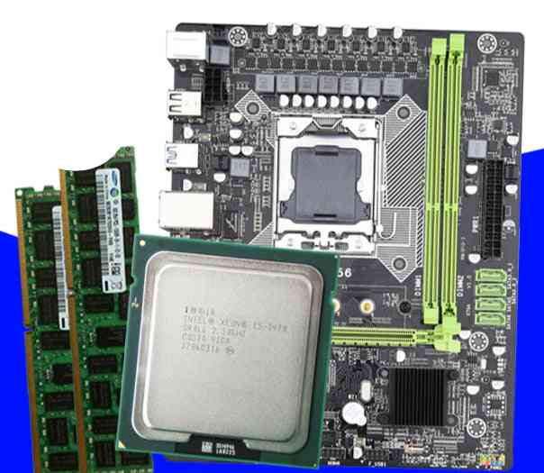 X9a Motherboard Set With Xeon Lga 1356 E5 2420 C2 2x4gb=8gb 1333mhz Ddr3 Ecc Reg Memory