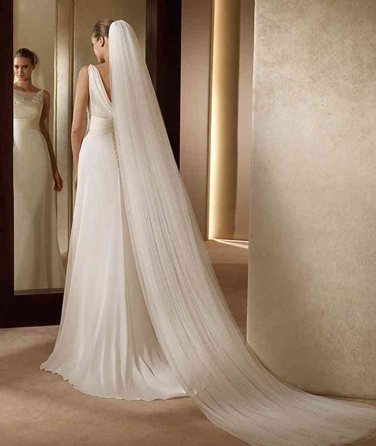 2-layer Elegant, Bridal Comb Veil