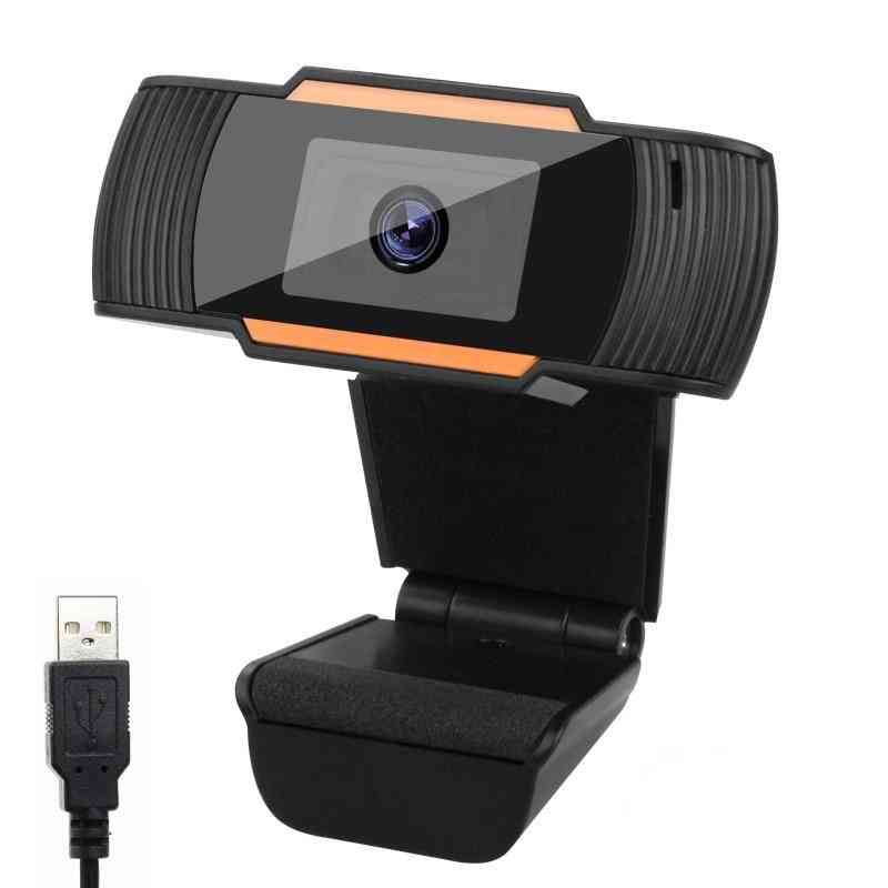 Full hd, webkamera med mikrofon for datamaskin, laptop