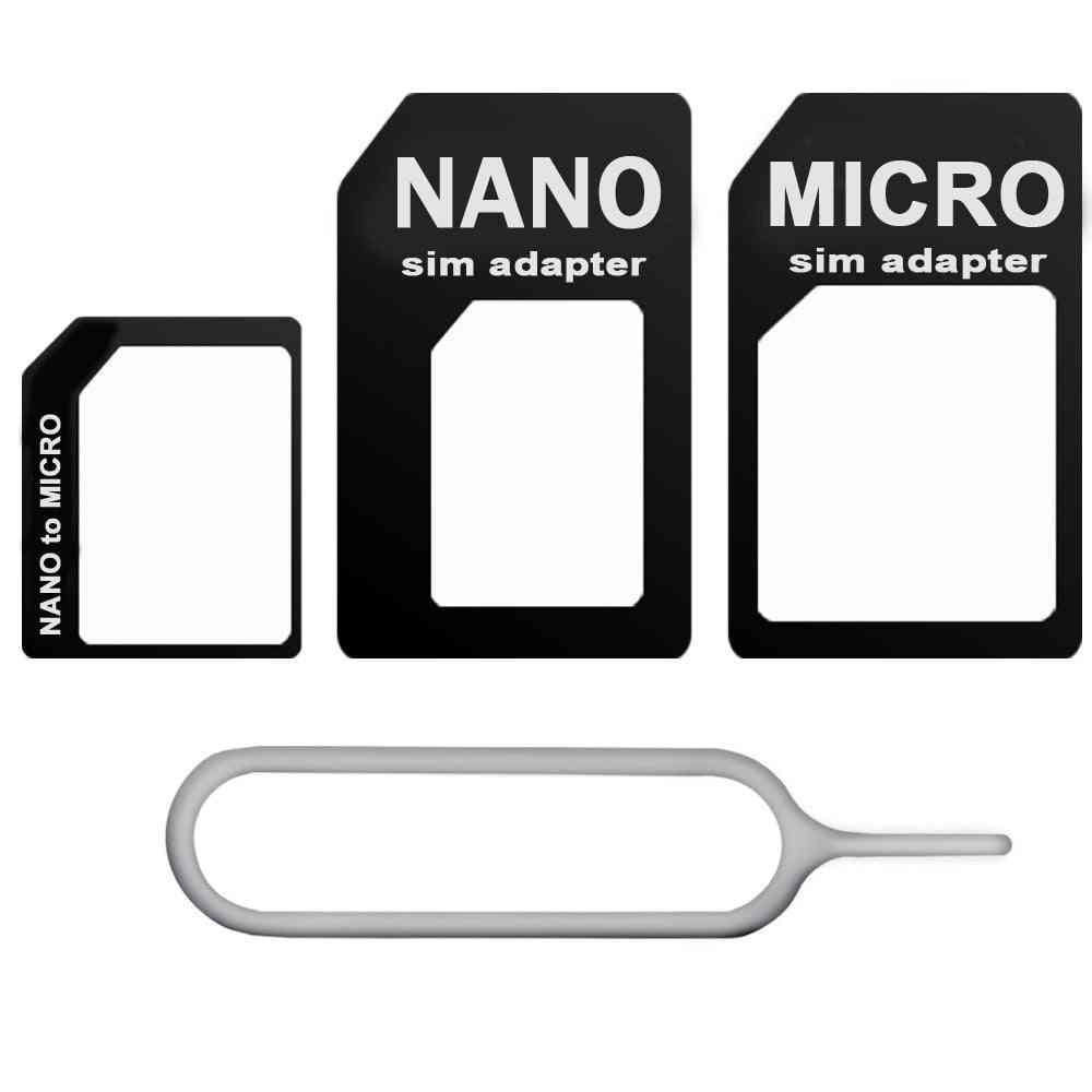 Nano Sim Card To Micro Standard Adapter For Smartphones