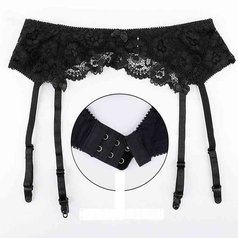 Women's Underwear Lingerie, Adjustable Double Breasted Waist Garter Belt For Stockings