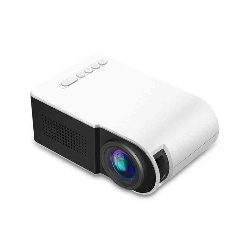 Mini proyector portátil de 1080p led, full hd 3d - video multimedia de cine en casa