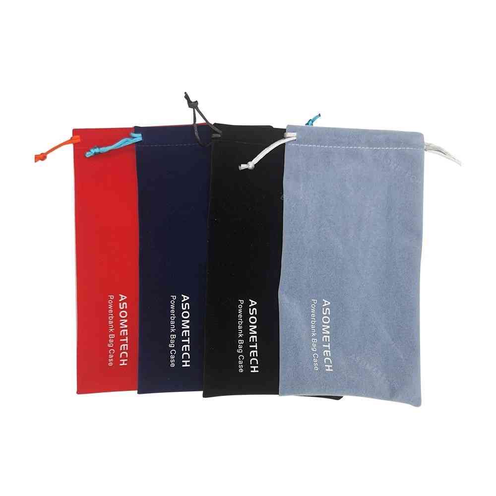 Portable Power Bank, Carrying Pouch, Drawstring Protective, Storage Bag