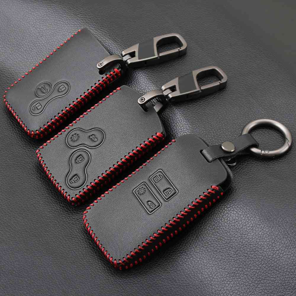 Leather Key Cover, Card Case, Keychain For Car