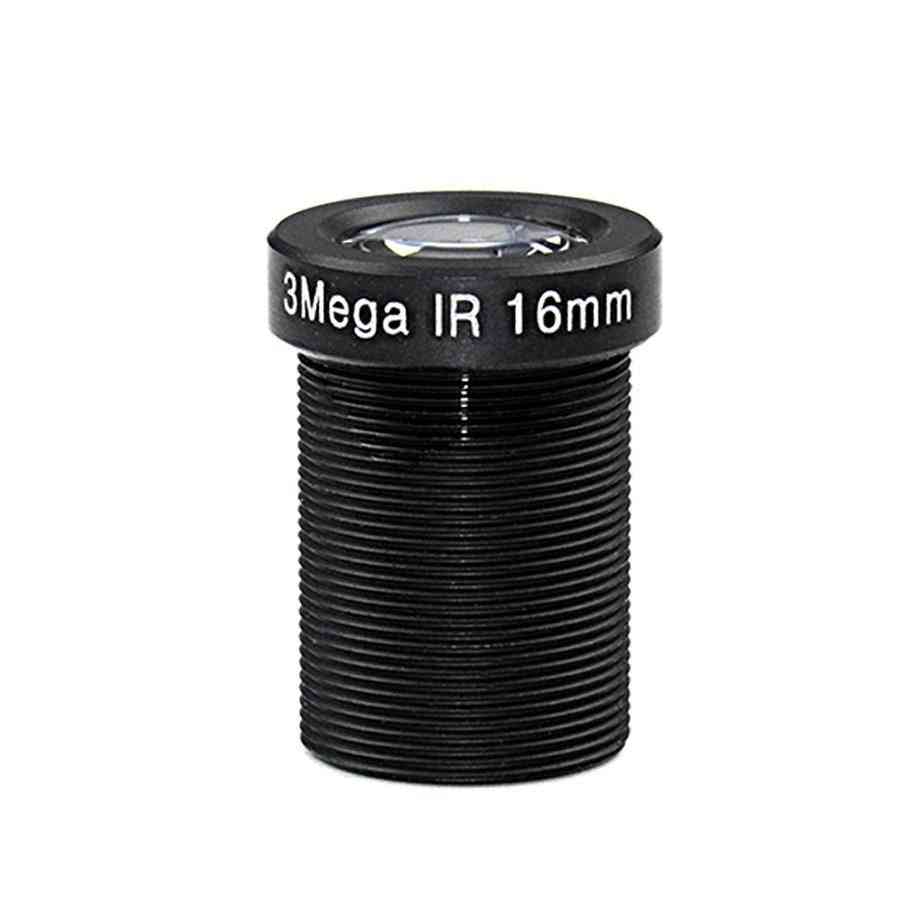 Hd 16 mm-es 3,0 megapixeles m12 cctv kamera lencséje