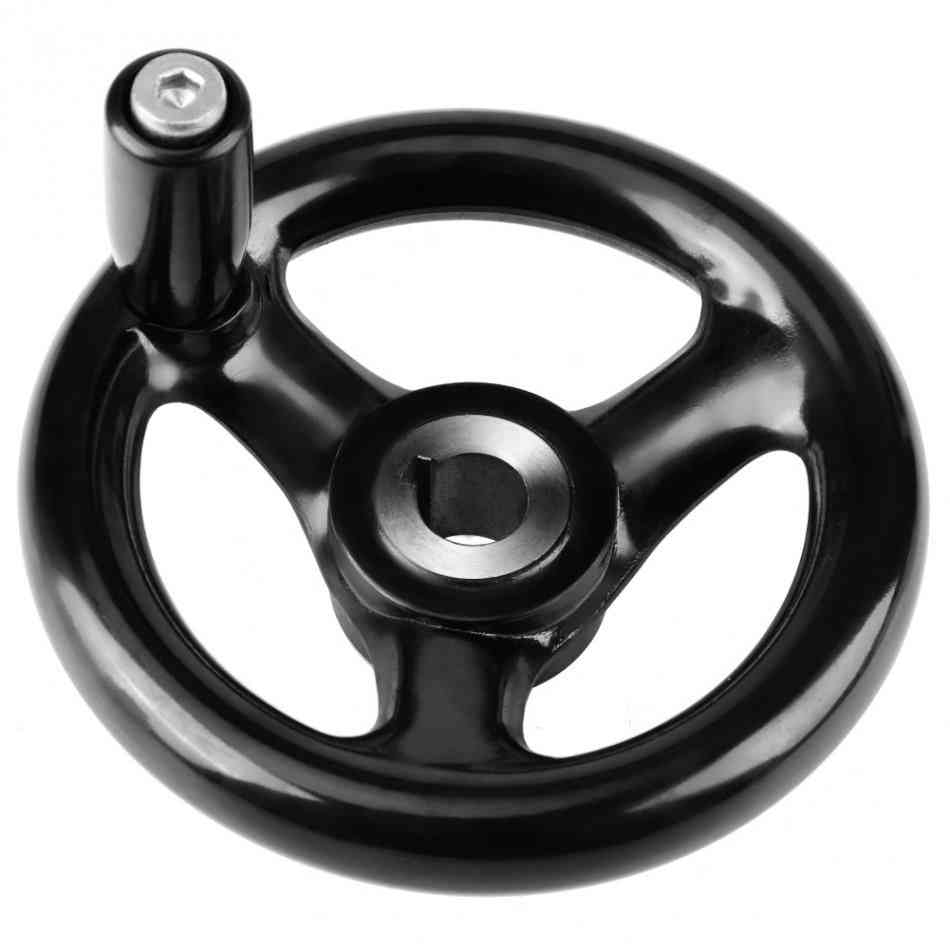 Plastic Lathe Round With 3-spoke, Hand-wheel Tools