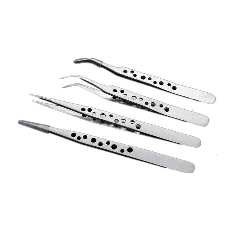 Stainless Steel Anti-static, Curved & Straight Tip Tweezer