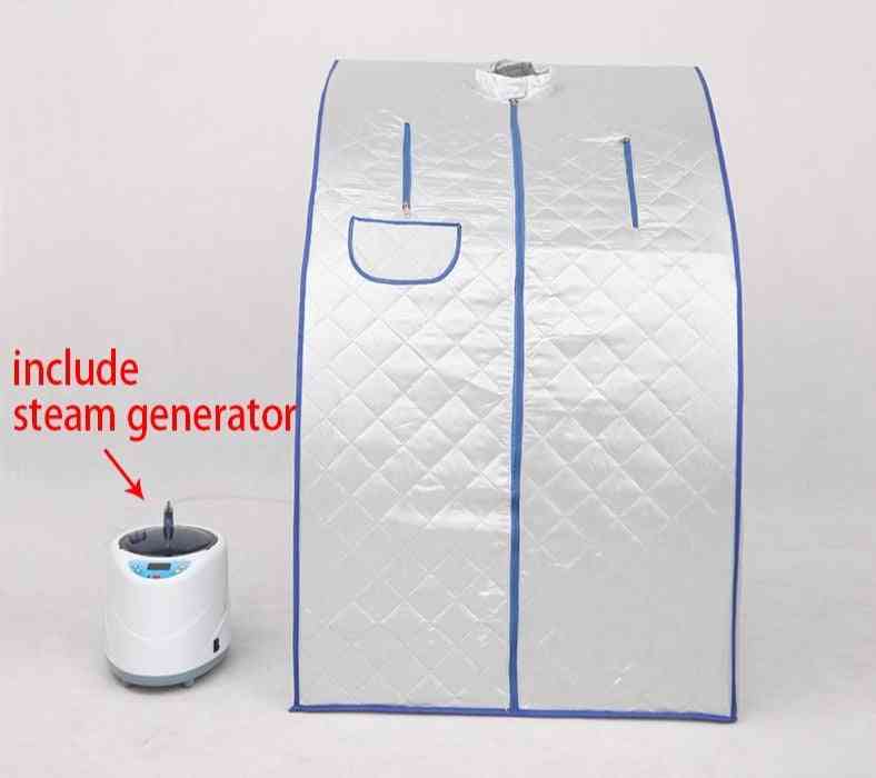 Bärbar ångbastu, badrum i hemmet, boxbox med generator för viktminskning (tw-ps12)