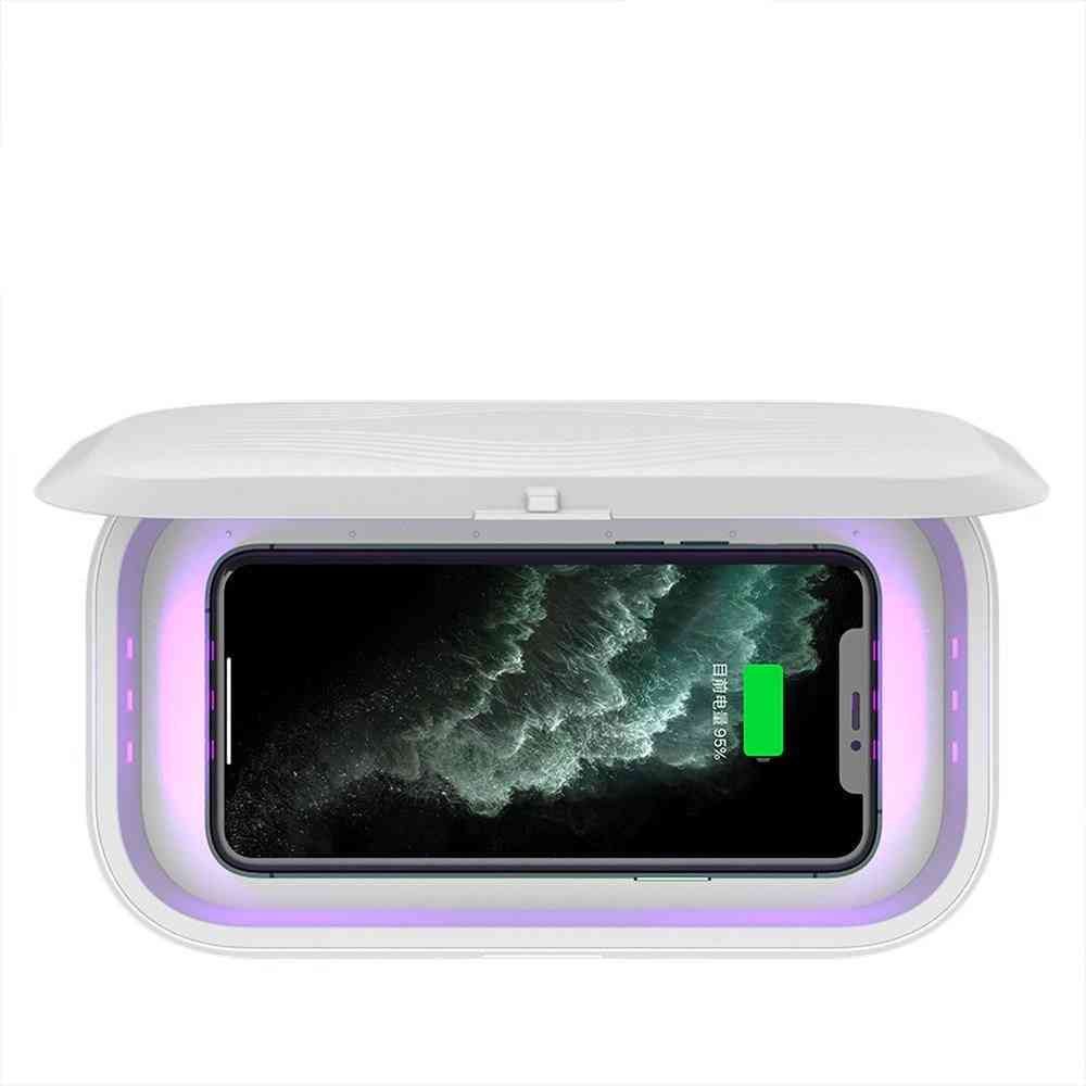 Cell Phone Uv Sanitizer Led Light Cleaner Box With Aromatherapy Function