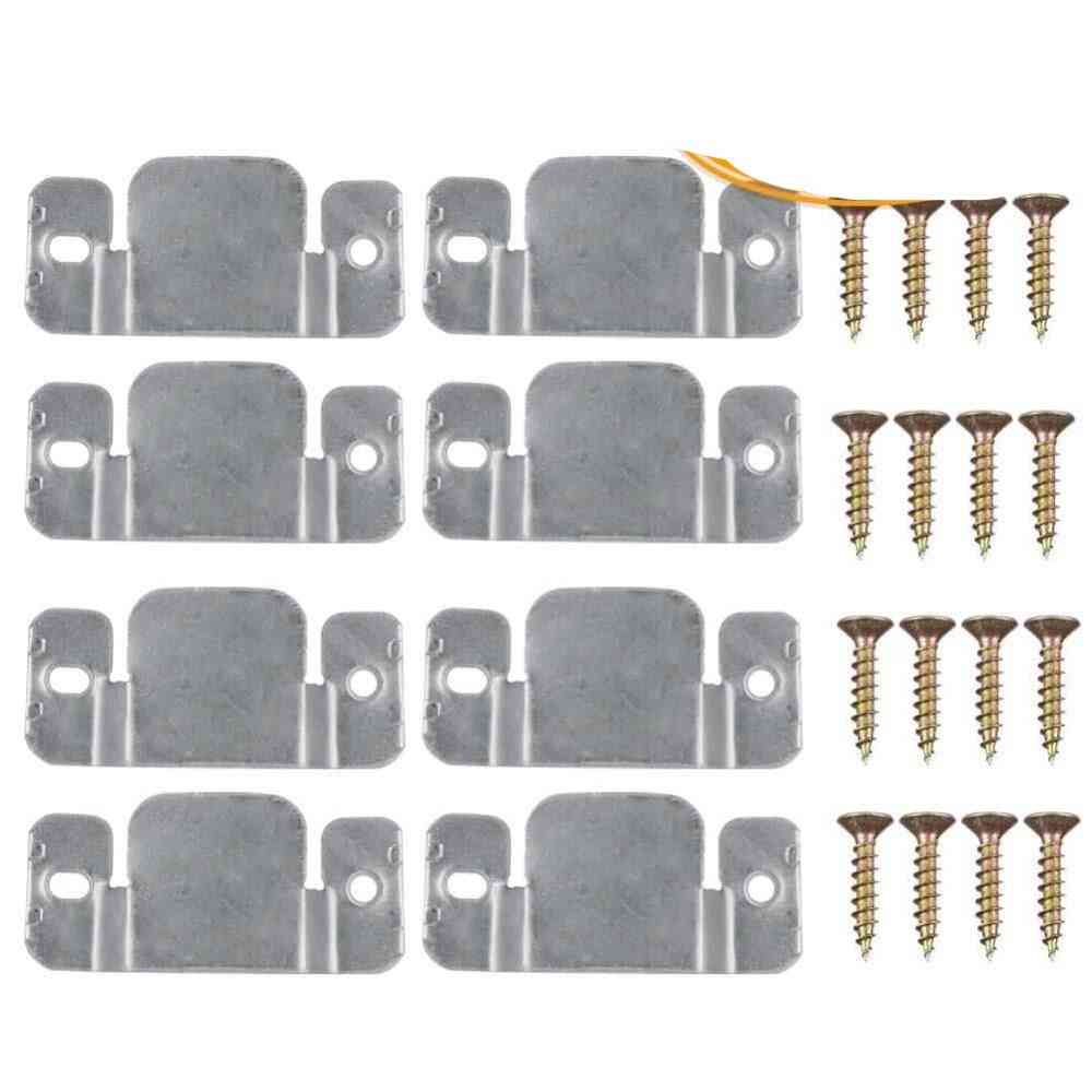 Metal Sectional Sofa Interlocking Furniture Connector With Screws