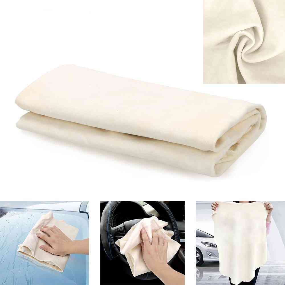 Car Suede, Chamois Leather, Wash Absorbent Towel
