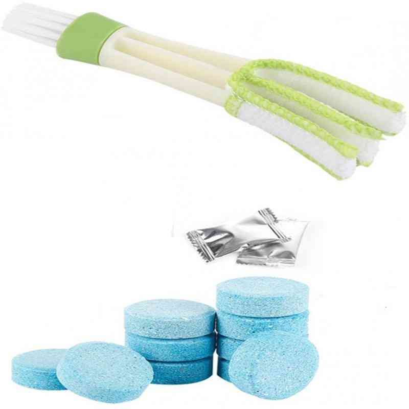 Multifunctional- Car Brush Cleaner, Glass Wipe, Cleaning Tools