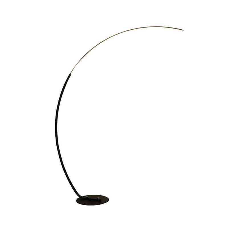Arc Shape Floor Lamp, Modern Led Dimmable, Remote Control, Standing Light