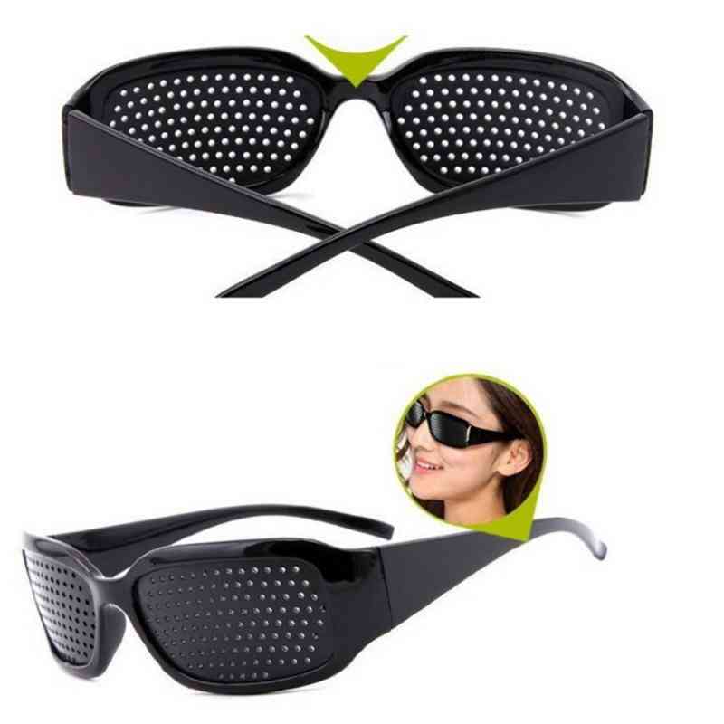 Eyesight Care Glasses, Black Pinhole Training, Corrective Pc, Screen Goggle