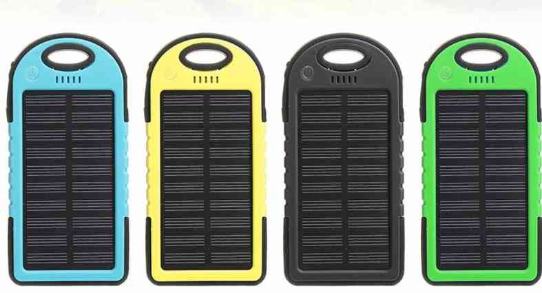 Usb Solar Power Bank Battery Case