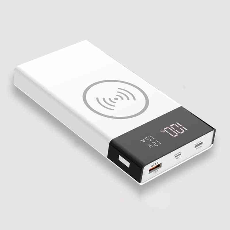 Digital Display Wireless Shell Type-c Usb Pd Quick Charging Power Bank