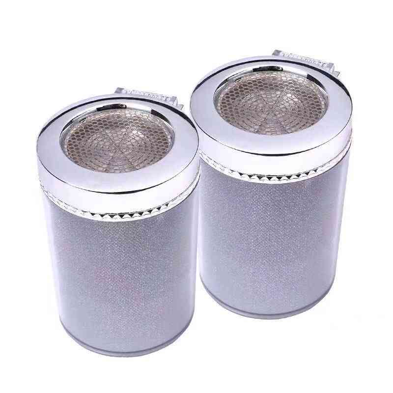 Car Ashtray With Smoke Cup Holder (silver)