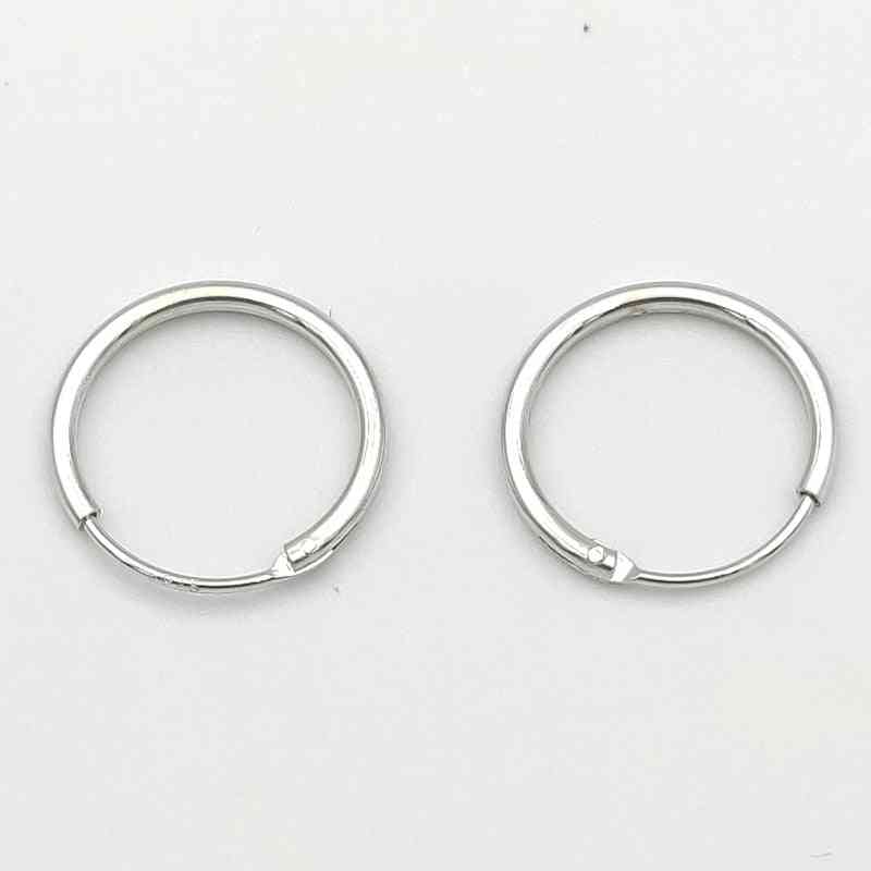 925 Sterling Silver Segment Hoop Nose Ring