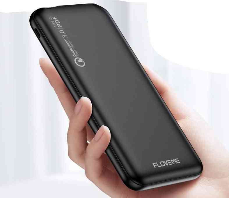Quick Charger 3.0 Power Bank, External Mobile Battery For Iphone Xiaomi
