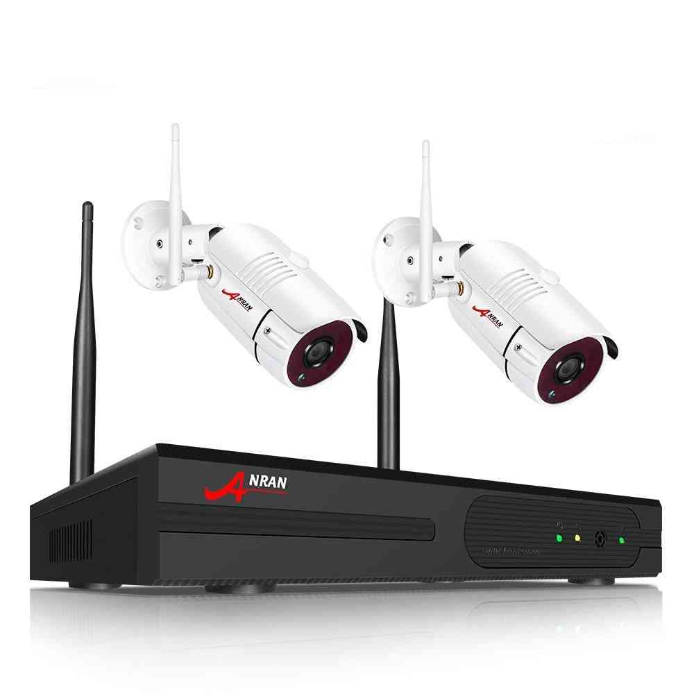 1080p/2mp- videosorveglianza- resistente alle intemperie, kit di telecamere di sicurezza nvr