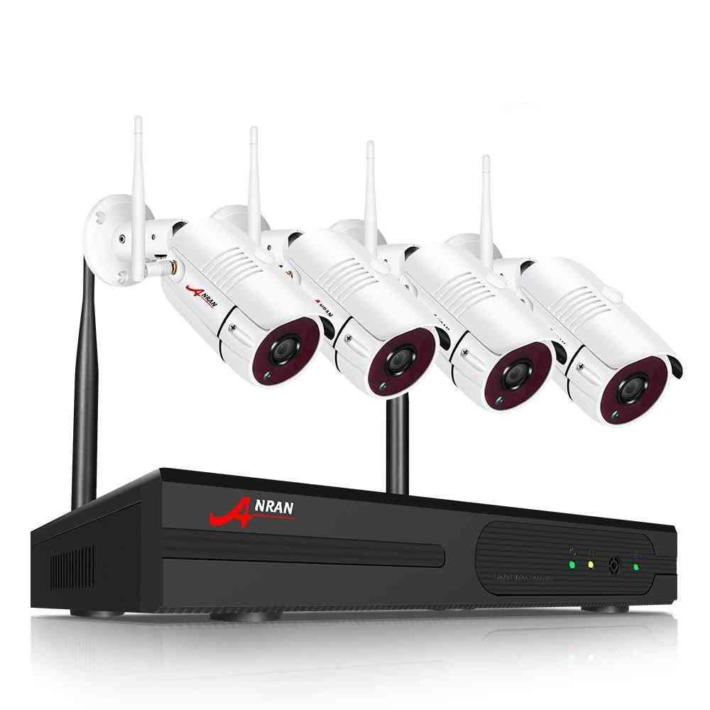1080p / 2mp- vigilância por vídeo- exterior à prova de intempéries, kits de câmera de segurança nvr