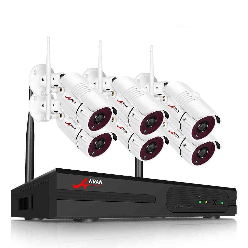 1080p/2mp- videobewaking- weerbestendig buitenshuis, nvr-kits voor beveiligingscamera's