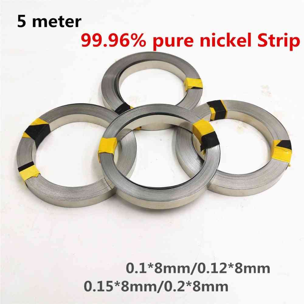 Pure Nickel Strip For Li 18650 Battery Spot Welder Equipment