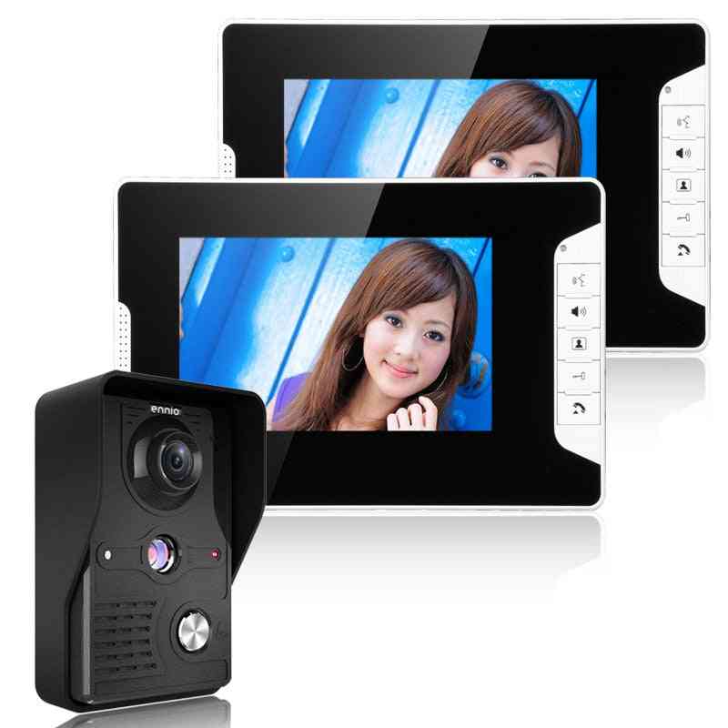 Dzwonek monitor wideo domofon z kamerą zewnętrzną 1200tvl do domofonu