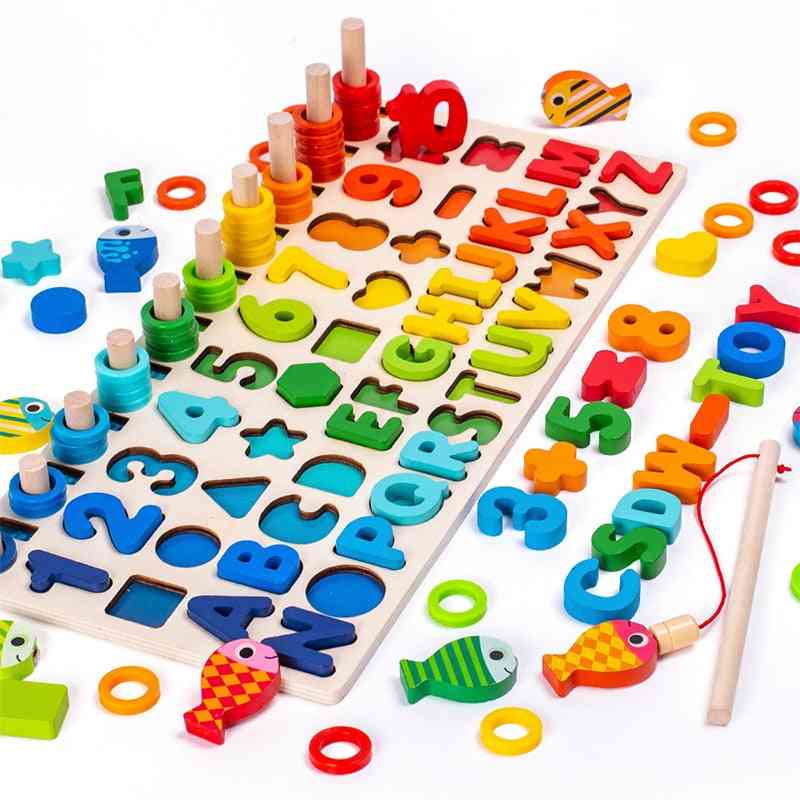 Number Shape Matching Game Board Toy