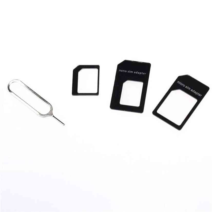 Hot Sale Convert Nano Sim Card To Micro Standard Adapter (black)
