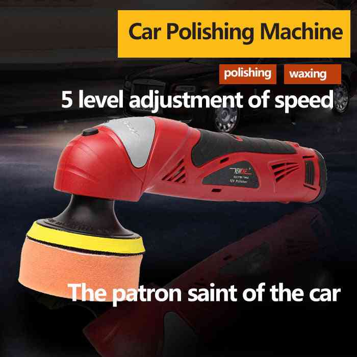 Polishing Machine With Lithium Battery Car Polisher, Waxing Power Tool