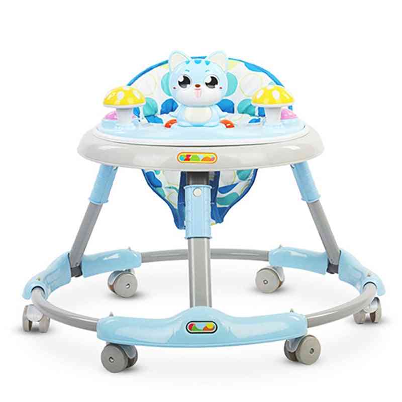 Baby Musical Walker With Wheels  And Food Pad