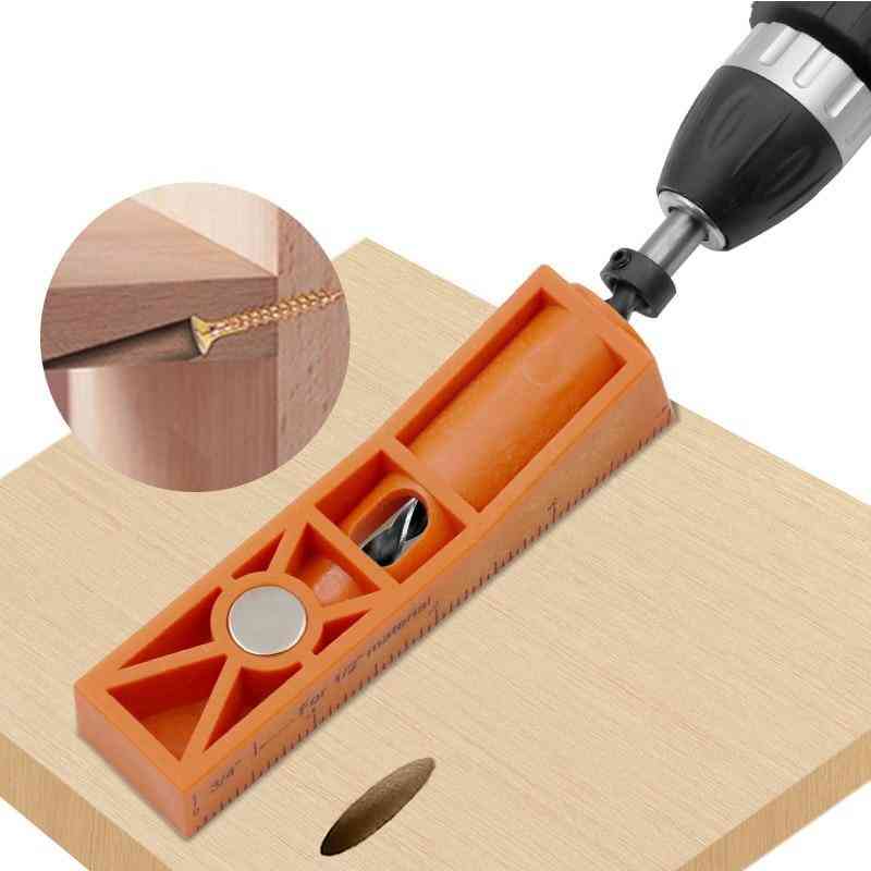 Woodworking Pocket Hole Clamp Angle Drill Guide Kit For Punch Positioner