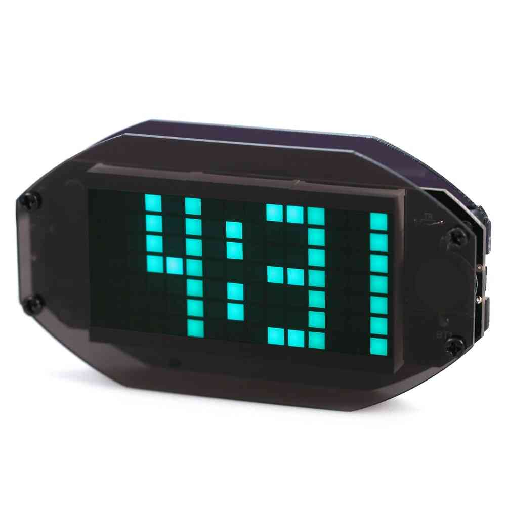 Diy Module Black Digital Led Mirror Matrix Desktop Alarm Clock