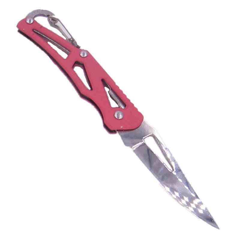 Cut Knife Multi Tool Survive Fold Fruit Clip Pare Razor Open Hang Peel Outdoor Box
