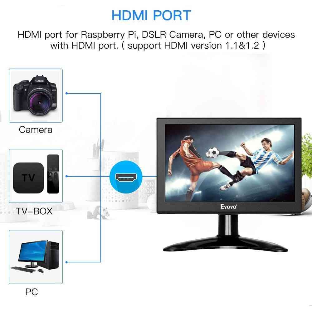 Mini-IPs, LCD-Monitor-PC, Computer, HDMI-Sicherheit, Bildschirmanzeige mit VGA, AV, BNC