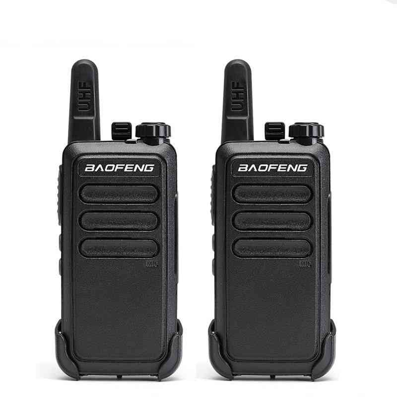Mini Walkie Talkie Set, Portable Usb Charge Handheld Two Way Radio Hunting Hiking