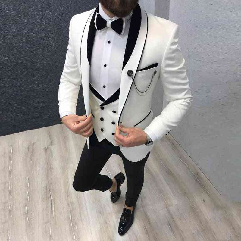 Groom Blazer Tuxedo Slim Fit Costume, Latest Coat Pant