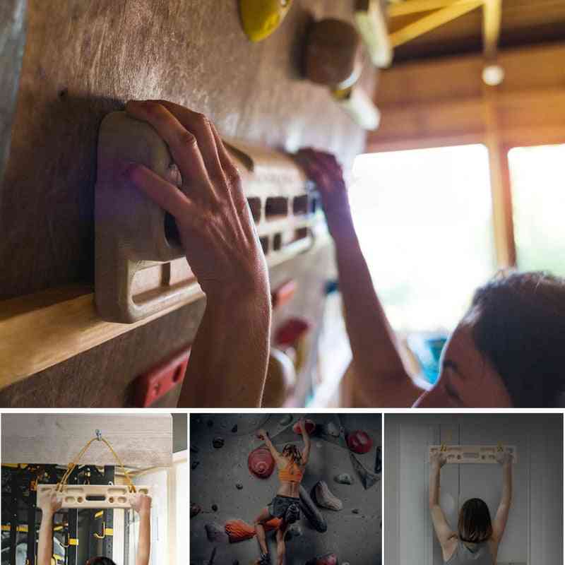 Indoor Finger Strength, Training Beech, Woodbox & Rock Climbing Hangboard