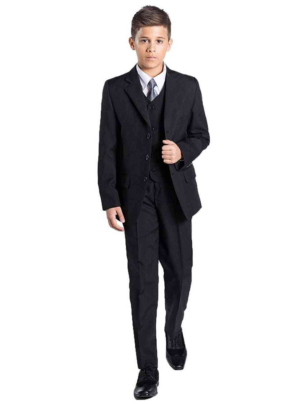 Tuxedo Fist Communication Party Wear Suit For Boy's