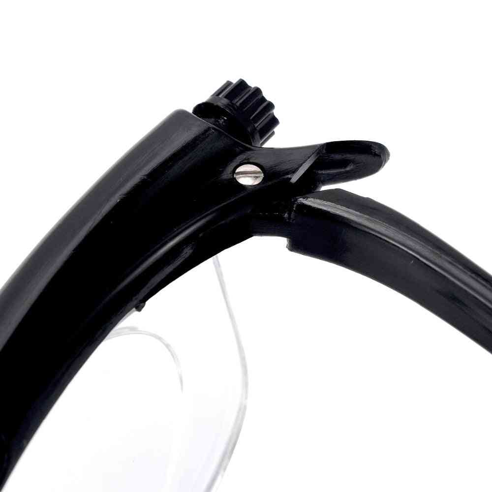 Povečevalna očala z nastavljivo jakostjo očala s spremenljivim ostrenjem