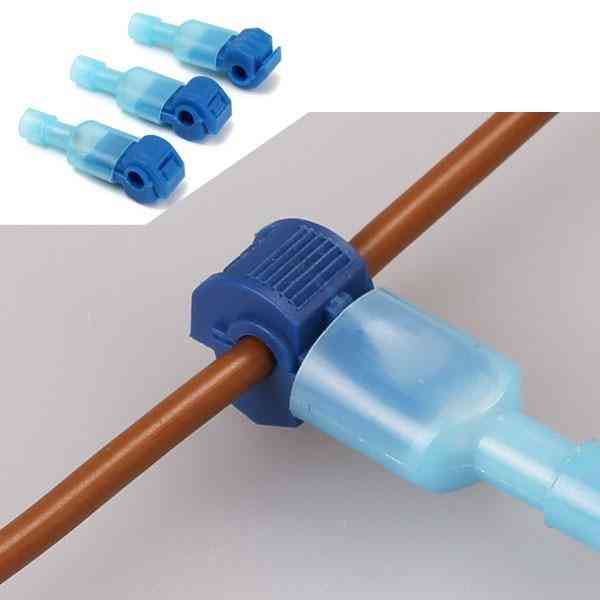 Blue Splice, Wire Terminals & Male Spade Connector, Electrical Contacts