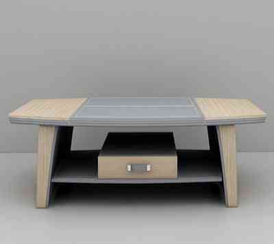 Elegantna moderna usnjena sedežna garnitura, lesena klubska mizica za pisarno, dom